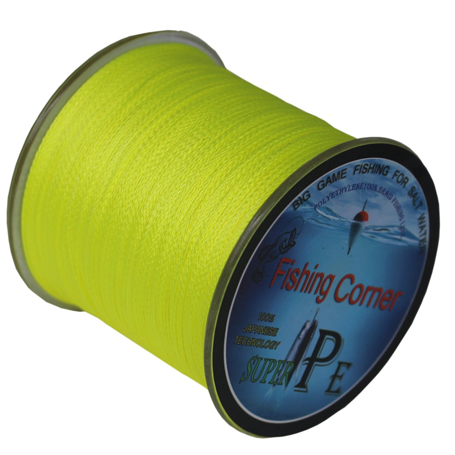 Geflochtene Angelschnur, 500 m, mehrfarbig, superstark, japanische Multifilament-PE-Geflechtschnur, 10, 20, 30, 40, 60, 80, 100 LB