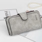 2023 Women Wallets Fashion Long PU Leather Top Quality Card Holder Classic Female Purse  Zipper  Wallet For Women