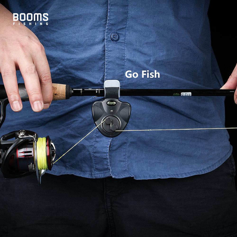 Booms Fishing E01 Fischbissanzeiger, elektronischer Summer an der Angelrute mit lauter Sirene, Tages- und Nachtanzeige mit LED-Licht