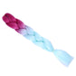 Sallyhair 24-Zoll-Ombre-Flechthaar, 2-Ton-Schwarz-Farbe, Jumbo-Zöpfe, Hochtemperaturfaser-Kunsthaarverlängerung