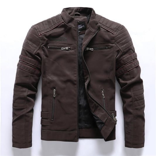 Männer Winter Fleece Warme Motorrad Windjacke
