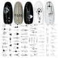3D Nagelaufkleber, love Aufkleber, Gesicht Muster, Valentinstag Nail art Dekoration, Liebesherz