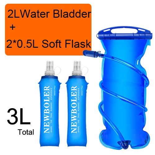 250 ml 500 ml Soft Flask, zusammenklappbare Wasserflasche, TPU-frei, zum Laufen, Trinkrucksack, Hüfttasche, Weste, SD09, SD10