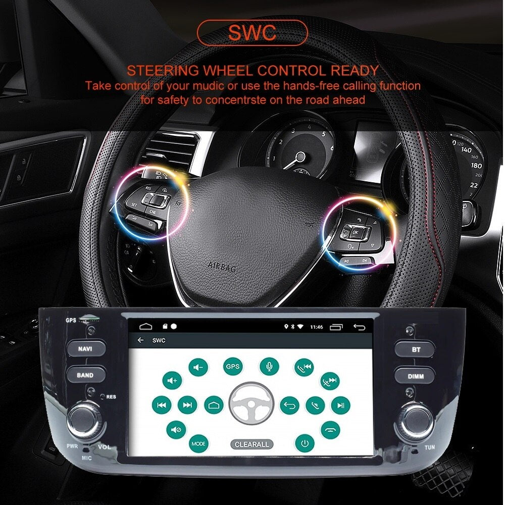 4G SIM Wireless Carplay Android 12,0 mit GPS Navigation Multimedia Player