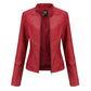 Damen Stehkragen Lederjacke, Motorradbekleidung
