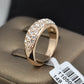 Klassische Damen Ring mit Rose Gold Farbe