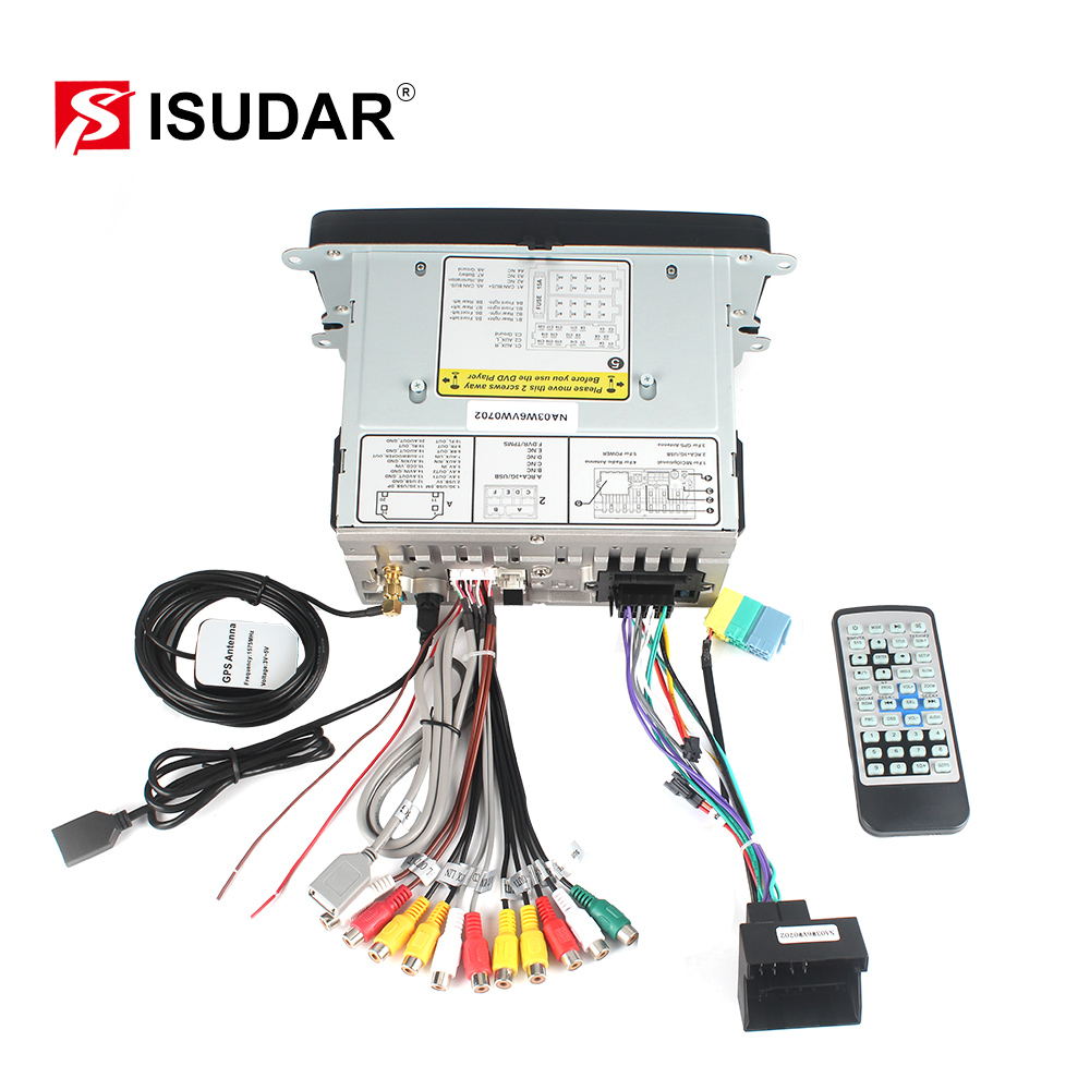 Isudar Auto Multimedia-player 2 Din Auto DVD für VW/Volkswagen/Golf/Polo/Tiguan/Passat/b7/b6/SEAT/leon/Skoda/Octavia, GPS Radio