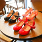 2024 New Girls Leather Shoes Autumn Bowtie Sandals 2019 New Children Shoes High Heels Princess Sweet Sandals For Girls