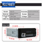 Podofo 1DIN Android Mirrorlink Autoradio, Android Multimedia Player-Video für Volkswagen, Nissan, Hyundai, Kia, Toyota ...