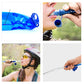 250 ml 500 ml Soft Flask, zusammenklappbare Wasserflasche, TPU-frei, zum Laufen, Trinkrucksack, Hüfttasche, Weste, SD09, SD10