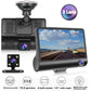 Auto-DVR, 3 Kameras, Full HD 1080P, Dual-Objektiv, Auto-DVR-Kamera, 4,0-Zoll-LCD-Bildschirm mit 170-Grad-Rückansicht