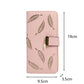 Ladies Fashion Wallet PU Leather Phone Purse Female Hollow Leaves Pouch Clutch Handbag For Women Coin Card Holders Long Wallets