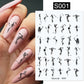 3D Nagelaufkleber, love Aufkleber, Gesicht Muster, Valentinstag Nail art Dekoration, Liebesherz