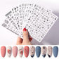 3D Nagelaufkleber, love Aufkleber, Gesicht Muster, Valentinstag Nail art Dekoration, Liebesherz