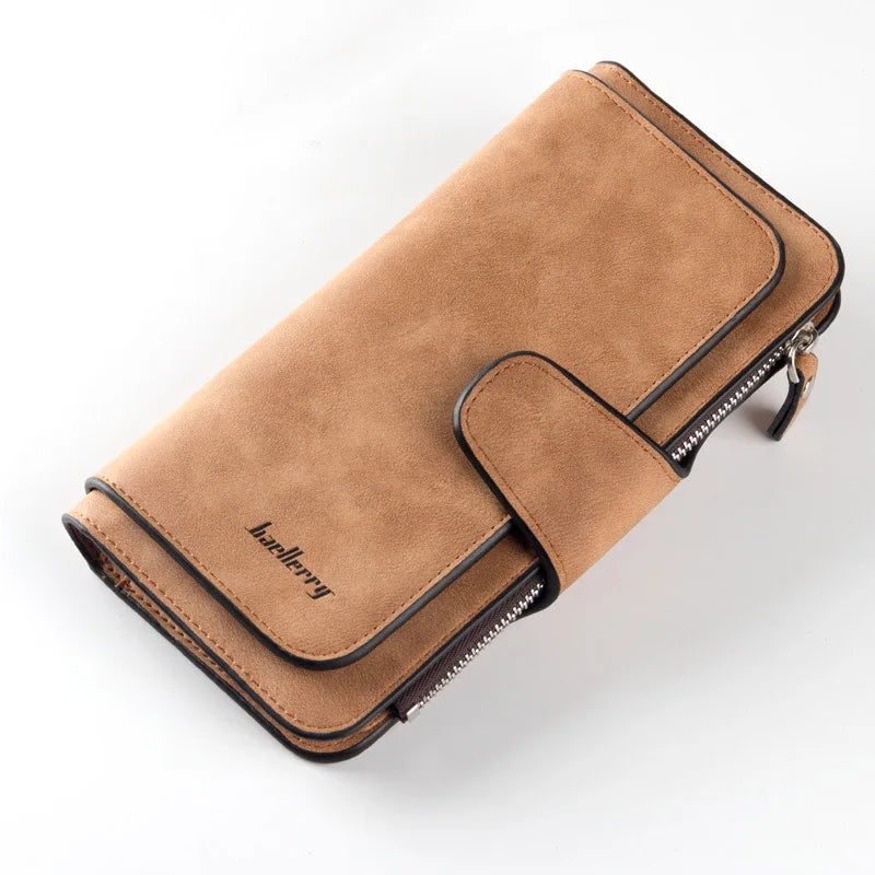 2023 Women Wallets Fashion Long PU Leather Top Quality Card Holder Classic Female Purse  Zipper  Wallet For Women