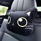 Nette Katze Auto Hals Kissen, Cartoon KatzenKopf Auto Kopfstütze, Reise Kissen Katze Sicherheitsgurt Schulter Pads Abdeckungen, Rückspiegel Abdeckung