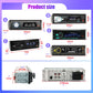1 din Auto Radio MP3 Player FM Tuner Stereo, USB Multimedia Autoradio-Player Fernbedienung, Bluetooth