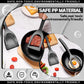 New 2 in 1 Grip Flip Spatula Tongs Egg Flipper Spatula Nylon Non Stick Coating Pancake Fish French Toast Omelet Making Tool