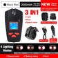 Fahrradlicht, USB wiederaufladbar, Fahrrad-Kilometerzähler, Frontlicht, Taschenlampe mit Computer, LCD-Tachometer, Radfahren, Kopf, Laterne, Horn