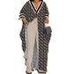 Langes Top mit kontrastierender Spitze und hohem Schlitz mit Hosen-Set