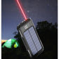 99000 mAh Solar-Powerbank mit Kabel Typ C, schnelles Aufladen, externes Ladegerät für alle Handys, Samsung, Huawei, Xiaomi