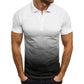 Sommer Herren 3D Druck T-shirts, Casual-Taste Kragen, 3D Gradienten Kurzarm