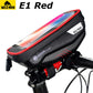 Radfahren Lenkertasche, Regenfeste 6,7 Zoll  Fahrradtasche mit Touchscreen