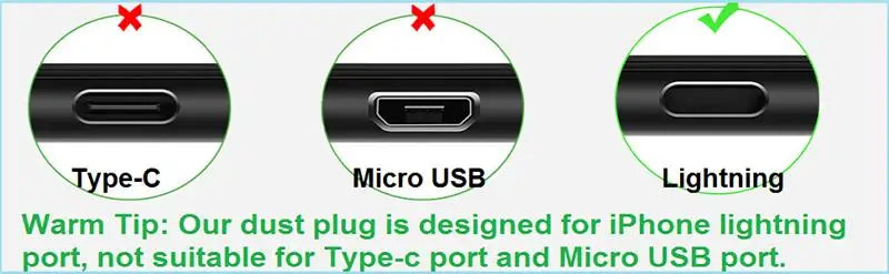 1-20pcs Metal Anti Dust Plugs Charger Dock Plug for IPhone 14 13 12 Pro Max IPad AirPods Apple Series Lightning Port Cap Covers