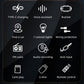 Autoradio Bluetooth 1 Din MP3-Player Freisprecheinrichtung A2DP Typ C, USB TF Aux APP Fernbedienung Handyhalter Audiosystem Kopfeinheit D3400