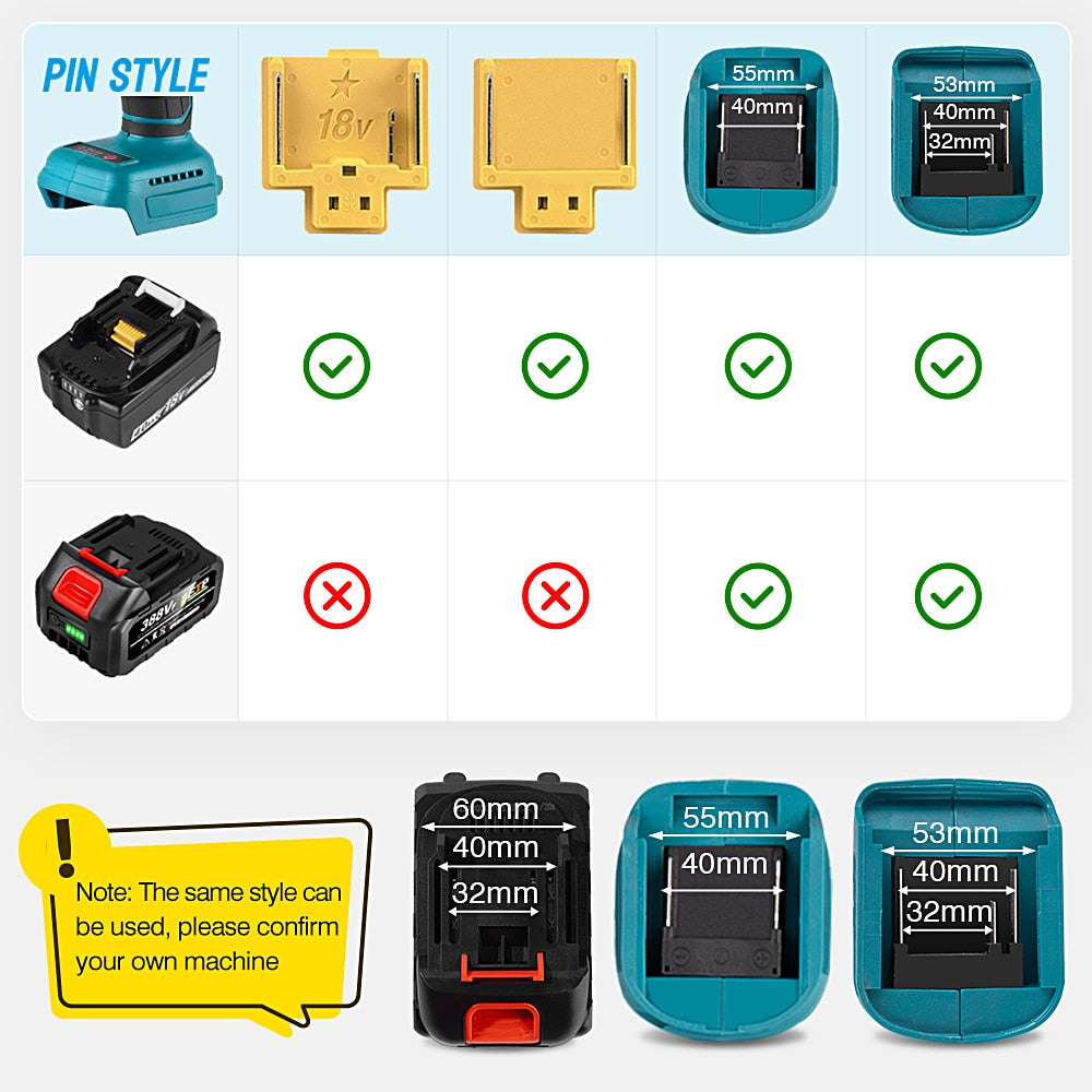 21V Akku 20000mAh - 10000mAh Lithium-Ionen-Akku für Makita, Elektrowerkzeug