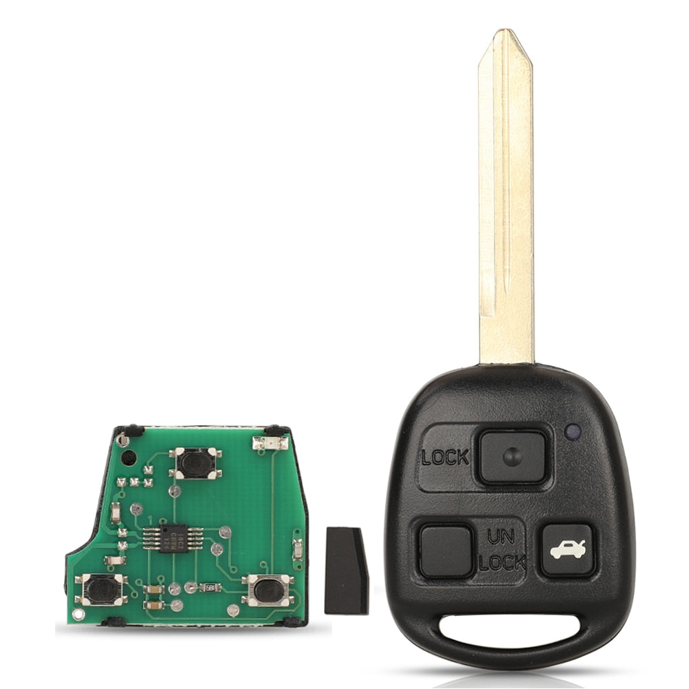 Smart Fernbedienung Auto Schlüssel 433MHZ 4C Chip für Toyota Yaris, Avensis, Corolla, Carina ETC P/N: 89071-05010 Fob TOY47
