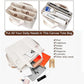 Simple canvas bag for office workers to carry lunch boxes; pure color versatile crossbody bag with large capacity.