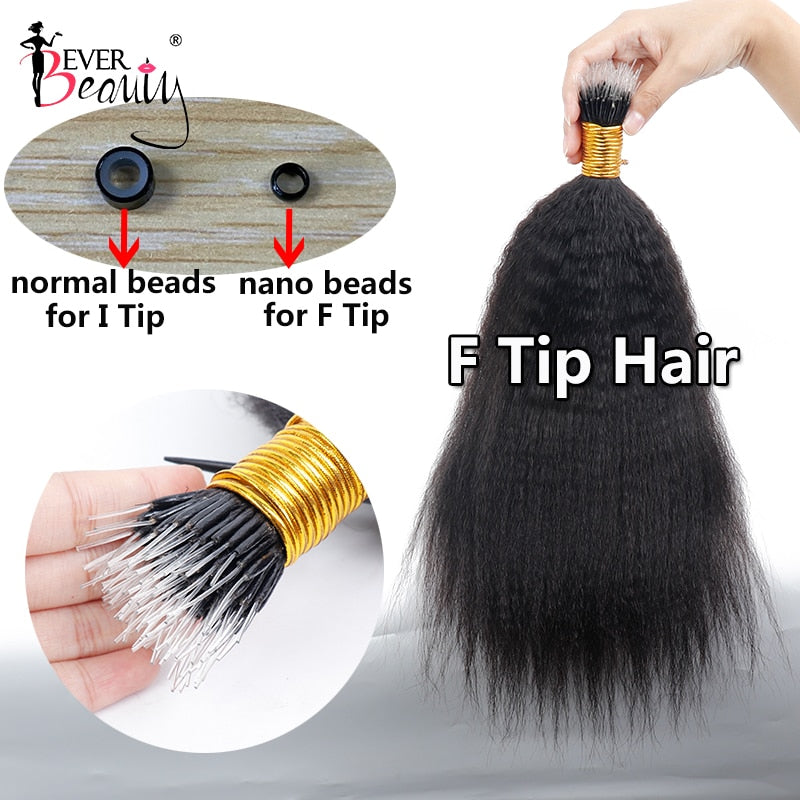 Brasilianische Afro Haarverlängerungen, Echthaar für Frauen