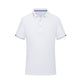 Business-Poloshirt für Herren, bequemes und atmungsaktives einfarbiges Revers-Poloshirt aus Eisseide, kurzärmeliges Golfshirt