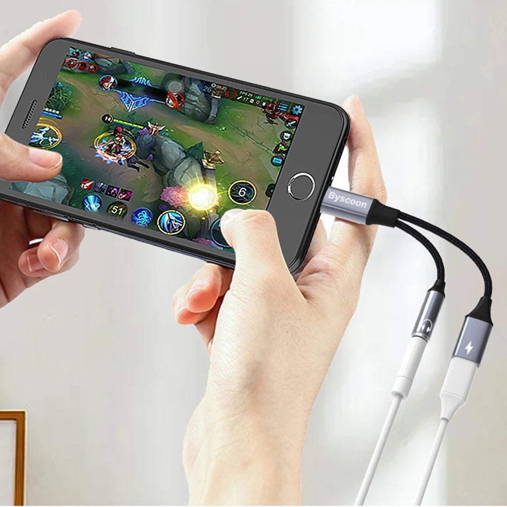 Lightning To 3 5 MM Jack AUX Cable Adapter For iPhone 12 13 14 Pro Adapter Headphone Connector Audio Splitter iphone accessories