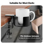 Getränkehalter für den Schreibtisch, universell verstellbarer, verbesserter Armklemmständer für Kaffeetassen & Wasserflaschen
