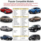 Premium-Leder-Autositzbezüge, Kissenschutzbezüge, universelle Passform, verstellbarer Sportstuhl, passend für die meisten Autos, Limousinen und SUVs