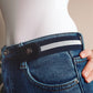 Schnallenfreier Gürtel für Jeanshosen, Kleider, modischer, elastischer Taillengürtel ohne Schnalle für Damen/Herren, keine Ausbuchtung, kein Ärger