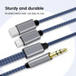 2 in 1 Aux Audio Cable Type C/Lightning To 3.5mm Male Cable For Car Headphone phone USB C IOS to 3.5mm Aux Converter Jack Cable