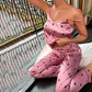 Damen Satin Seide Nachtwäsche, Sexy Dessous Pyjama Set