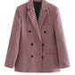 Zweireiher Business Blazer-Mantel für Damen,  Mode für Herbst / Frühling, Mantel für Bürodamen