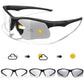 LOISRUBY Style Photochromic Sunglasses Men Women Outdoor Mtb Bicycle Cycling Runnging Eyewear Sports Bike Windproof Goggles