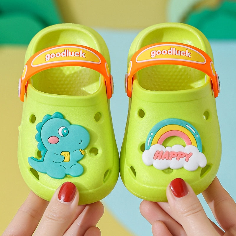 Kinder Hausschuhe mit Cartoon Animation, Kleinkind Mädchen Sommer Schuhe, Junge Hausschuhe 1-6 Jahre