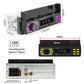 Autoradio Bluetooth 1 Din MP3-Player Freisprecheinrichtung A2DP Typ C, USB TF Aux APP Fernbedienung Handyhalter Audiosystem Kopfeinheit D3400
