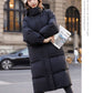 Daunengepolsterte Jacke für Damen im Winter 2023 im neuen Stil, koreanischer, lockerer mit Baumwolle gefütterter Mantel