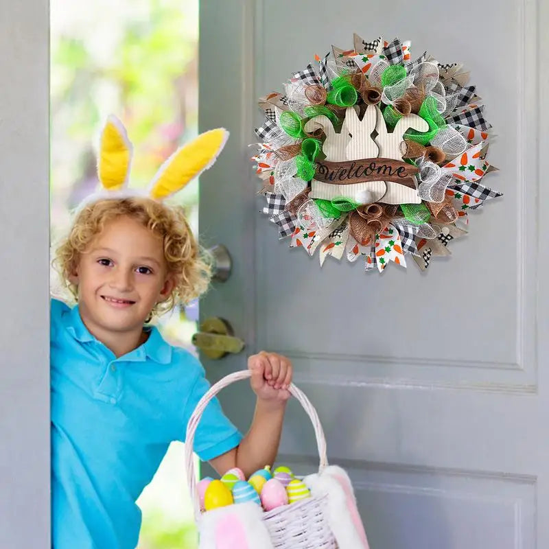 2024 Diese kunstvolle Osterhasen-Girlande, Frühlingsdekoration