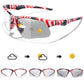 LOISRUBY Style Photochromic Sunglasses Men Women Outdoor Mtb Bicycle Cycling Runnging Eyewear Sports Bike Windproof Goggles