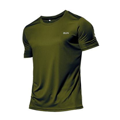 Hochwertiges Herren Polyester Running T-Shirt, Quick Dry Fitness Shirt