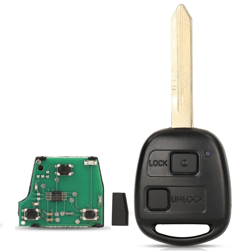 Smart Fernbedienung Auto Schlüssel 433MHZ 4C Chip für Toyota Yaris, Avensis, Corolla, Carina ETC P/N: 89071-05010 Fob TOY47