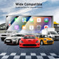 ESSGOO 10,26" Apple Carplay Autoradio, Automotive Multimedia Player Wireless Android Auto MirrorLink WiFi FM Car Play